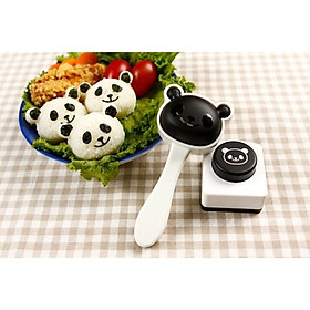 Mua Khuôn ép cơm bento hình gấu trúc kèm máy dập rong biển