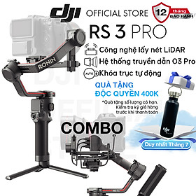 Mua Gimbal máy ảnh DJI RS 3 PRO cho camera DSLR Mirrorless chống rung ổn định tải trọng 4 5kg (DJI RS3 PRO) - Hàng chính hãng