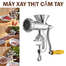 Xay thịt , xay cua quay tay cỡ đại bằng Nhôm cao cấp siêu bền