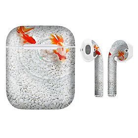 Mua Miếng dán skin chống bẩn cho tai nghe AirPods in hình thiết kế - atk389 (bản không dây 1 và 2)