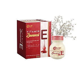 Hỗ trợ chống oxy hóa, làm đẹp da Vitamin E Zincacool hộp 1 lọ 30 viên