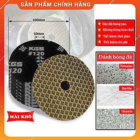 Đĩa mài, đánh bóng đá Marble, Granite KGS Swiflex XX, đạt bóng gương tự nhiên cao nhất, không sử dụng hóa chất