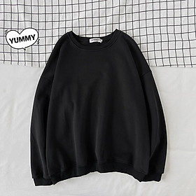 Áo khoác nỉ nam nữ UNISEX cổ tròn tay dài form 70kg TiG004