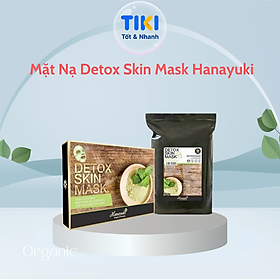 Mặt Nạ Detox Skin Mask Hanayuki Chính Hãng Thanh Lọc Dưỡng Da Kiềm Dầu Hộp 150g 5 Gói