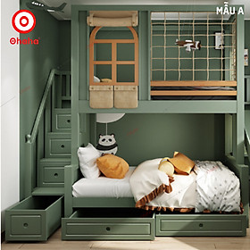 Giường tầng trẻ em thông minh cao cấp 2 tầng Ohaha - GTCC028