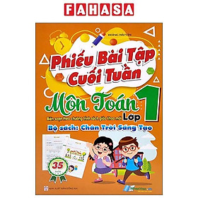 Phiếu Bài Tập Cuối Tuần - Môn Toán Lớp 1 (Bộ Sách: Chân Trời Sáng Tạo)