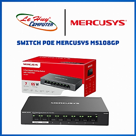 Mua Thiết bị chuyển mạch Mercusys để bàn 8 cổng MS108GP - Hàng Chính Hãng
