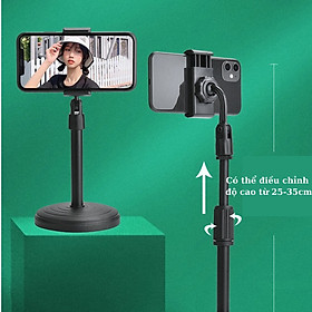 Mua  Giá đỡ  Chân đế để bàn kẹp điện thoại bằng thép  xoay 360  có thể kéo dài tiện dụng dùng livestream  quay video và giải trí  thép không rỉ.