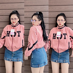ÁO KHOÁC NHUNG DẬP NỔI CÓ TÚI TRONG TÚI NGOÀI KHÓA KÉO CỰC XỊN SÒ - Pink