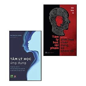 Combo 2 quyển: TÂM LÝ HỌC ỨNG DỤNG + Tâm Lý Học - Phác Họa Chân Dung Kẻ Phạm Tội