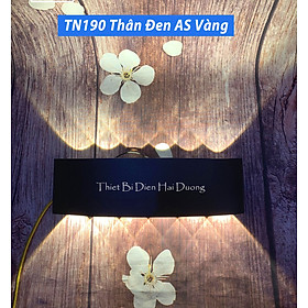 Mua Đèn trang trí hắt tường 2 đầu TN190 - 12w  TN193 -10W chống nước TN190 Đen/Trắng