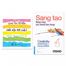 Combo 2 cuốn: Sáng Tạo Bừng Cháy Sức Mạnh Bên Trong, Sáng Tạo Vô Biên Phải Điên Mới Chất