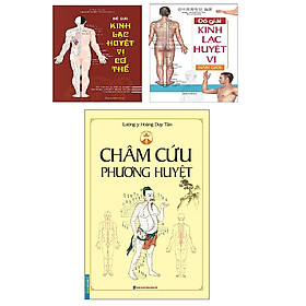 Sách Combo Đồ Giải Kinh Lạc Huyệt Vị Cơ Thể / Đồ giải Kinh Lạc Huyệt Vị Nam giới/Châm Cứu Phương Huyệt (Bìa Mềm)