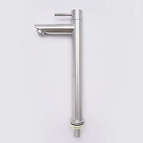 Mua Vòi rửa chậu (lavabo) điếu lạnh tròn Inox SUS 304 3 tấc Yamato LDI03