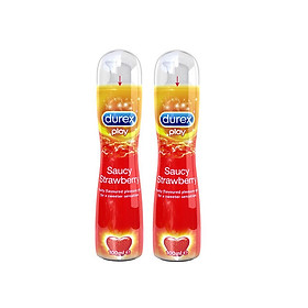 Bộ 2 Gel bôi trơn Durex Play Strawberry 100ml / chai