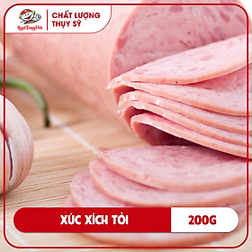 Xúc xích tỏi cắt lát/Garlic sausage (Sliced)200GR/PE