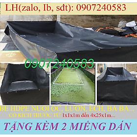 BỂ BẠT, BỂ BẠT HDPE CHỐNG THẤM NUÔI ỐC, LƯƠN, CUA, CÁ, ẾCH