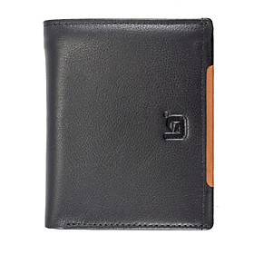 Ví Da Nam, Bóp Da Nam Kim Bảo H40 Da Bò Màu Đen, Nâu, Bò