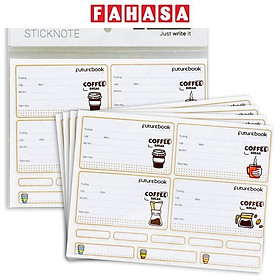 Bộ 20 Nhãn Vở + 40 Sticker Coffee Time - Futurebook N149