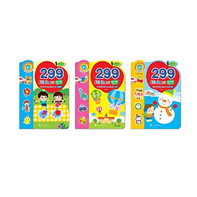 Bộ sách bóc dán phát triển trí tuệ cảm xúc CQ, IQ, EQ 299+ Stickers