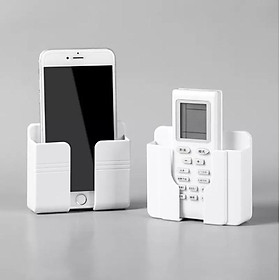 Mua Hộp Đựng Remote  Điện Thoại Có Lỗ Cắm Sạc Dán Tường (Mẫu Mới 2021)