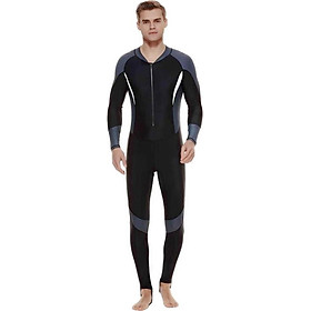 Men's Snorkeling Suit Long-Sleeved One-Piece Swimsuit Lycra Surf Suit