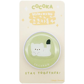 Giá Đỡ Điện Thoại Đa Năng Popsocket - Cocoka Ver.4 - Magic Channel - Màu Vàng