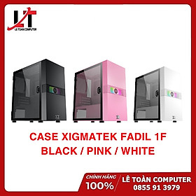 Mua CASE XIGMATEK FADIL 1F - BLACK/PINK/WHITE - HÀNG CHÍNH HÃNG