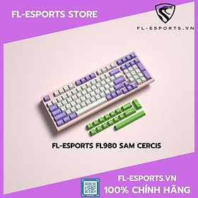 Bàn phím cơ không dây FL-Esports FL980CPM Sam Cercis Kailhbox Switch - Hàng chính hãng