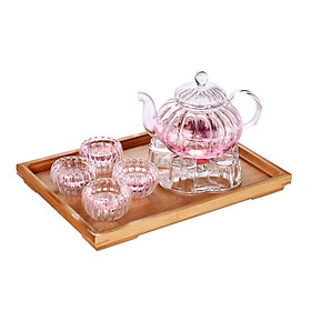 Mua Ấm pha trà thủy tinh kèm đế châm nến hình tim