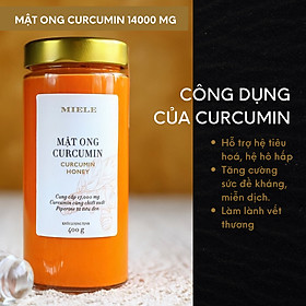 Mật Ong Nghệ Curcumin Miele 400g