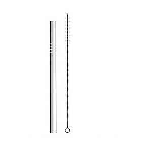 Bộ Ống Hút Inox 304 Trà Sữa Trân Châu + Cọ Làm Sạch Ống