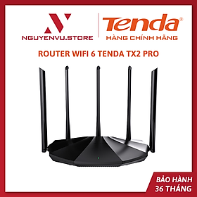 Mua Router WiFI 6 Tenda TX2 PRO | 2 Băng Tần | Tốc Độ 1500Mbps - Hàng Chính Hãng