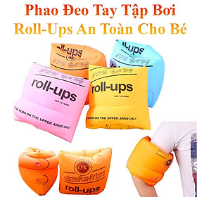 Combo 2 Chiếc Phao Đeo Tay Tập Bơi Roll-Ups An Toàn Cho Bé