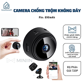 Mua Camera Giám Sát Chống Trộm  Camera Wifi Mini Không Dây A9  Độ Phân Giải 720P  App Xem Từ Xa - HÀNG CHÍNH HÃNG MINIIN