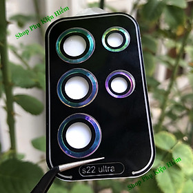 ốp bảo vệ camera, dán camera cho Samsung Galaxy S22 Ultra cao cấp - Hàng nhập khẩu