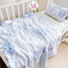 Bộ chăn gối cho bé Katina House, vải tencel siêu mềm mát, mịn êm, phù hợp 5-10 tuổi