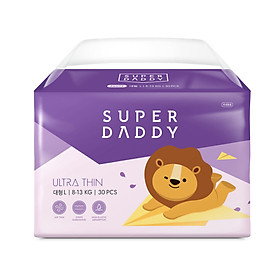 Bỉm Quần SUPER DADDY Ultra Thin Full Size L-30M/XL-26M/BIG SIZE-22M/KID SIZE-20M