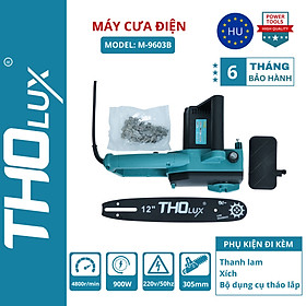 Mua Máy Cưa Xích Động Cơ Điện Công Suất 900W Chính Hãng Lưỡi Cưa 305mm Động Cơ Lõi Đồng