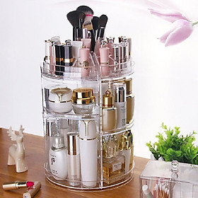 Mua Kệ Đựng Mỹ Phẩm  Xoay 360 Độ Cao Cấp Tiện Dụng Cho Phái Đẹp