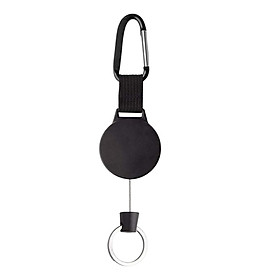 Heavy Duty Retractable Badge Holder Reel with Belt Clip for Worker Teacher Round