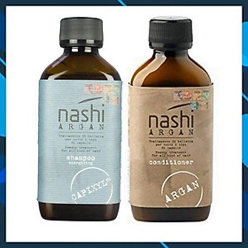 Bộ dầu gội xả Nashi Argan Capixyl cho tóc rụng và hư tổn khô xơ 200ml