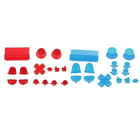 2 Set Full Buttons   Replacement Kit for Sony PS4 Game Controller Blue+Red