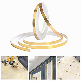 Mua Băng keo dán ron khe gạch men cao cấp  chống thấm nước  màu vàng  kích thước 1cm x 50m  Tặng móc dán tường treo đồ 