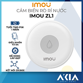 Cảm biến nước Imou ZL1 Water Leak Sensor - Cảnh báo rò rỉ nước , sử dụng sóng Zigbee, kết nối app Imou - Hàng chính hãng