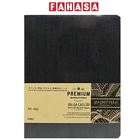 Sổ Da Bìa Mềm Vân Gỗ A5 - Không Kẻ Có Chấm - 200 Trang 100gsm - Blueangel WOL-GM53