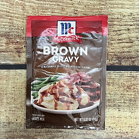 Bột Sốt Nâu Brown Gravy (0.87oz) 24G | Ăn kèm thịt nướng, khoai tây nghiền