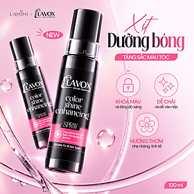 Xịt Dưỡng Bóng Tăng Sắc Màu Tóc Lavox Online Shopping - Chai 100ml