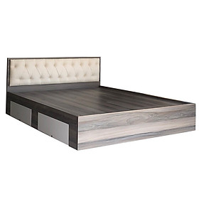 Mua Giường Ngủ MDF Phủ Melamine Cao Cấp Viva Màu Nết Học Kéo + Đầu Nệm