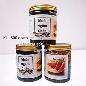 Muối ngâm chân thảo MUA 3 + 1  500g 1 hộp